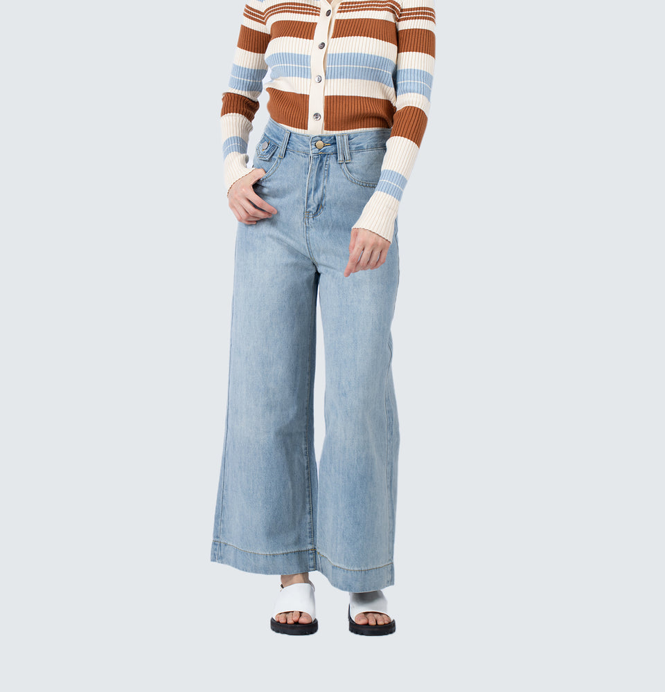 Alyssa High Rise Wide Leg Jeans