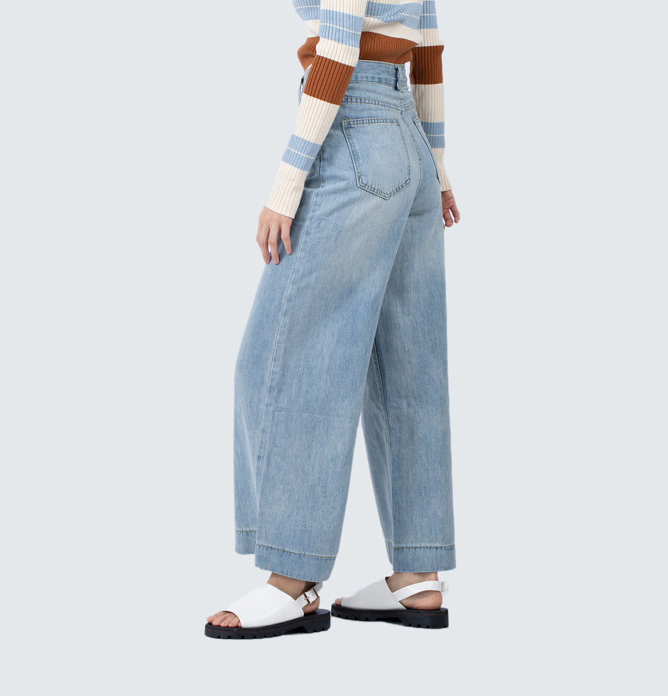 Alyssa High Rise Wide Leg Jeans