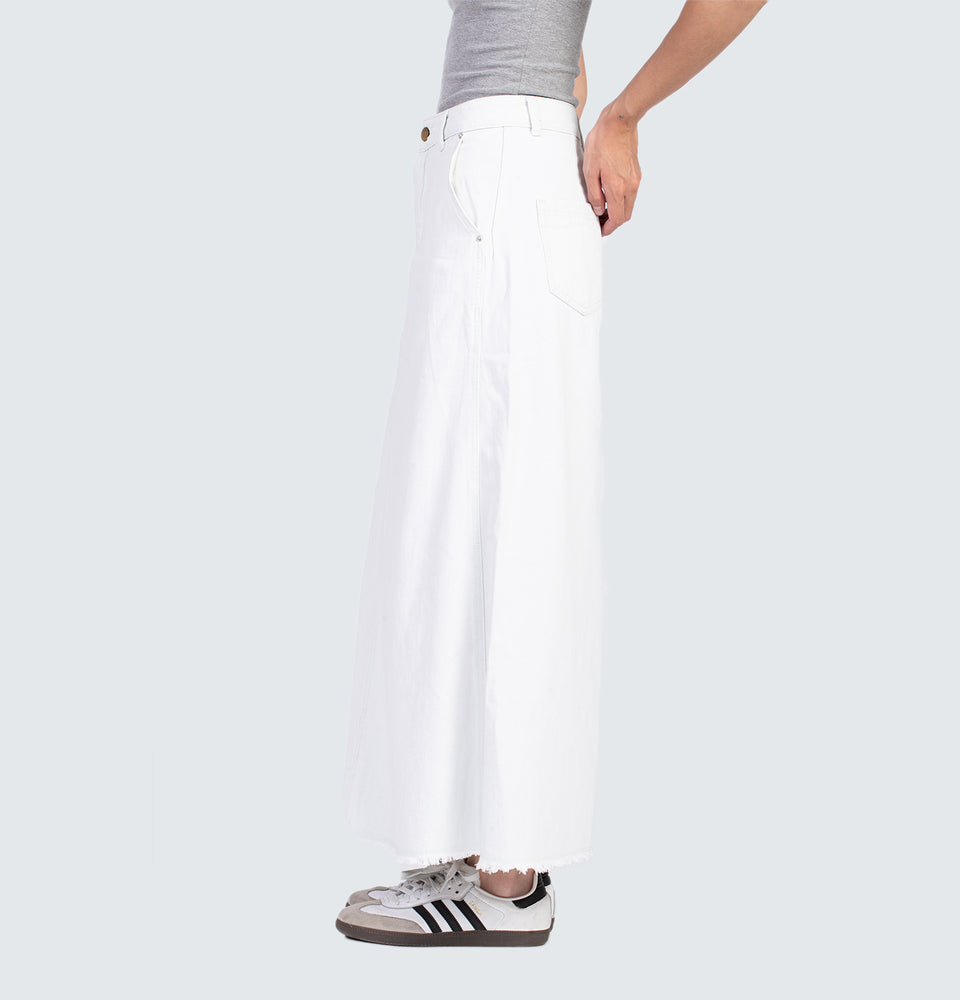 Lane Denim Washed Maxi Skirt
