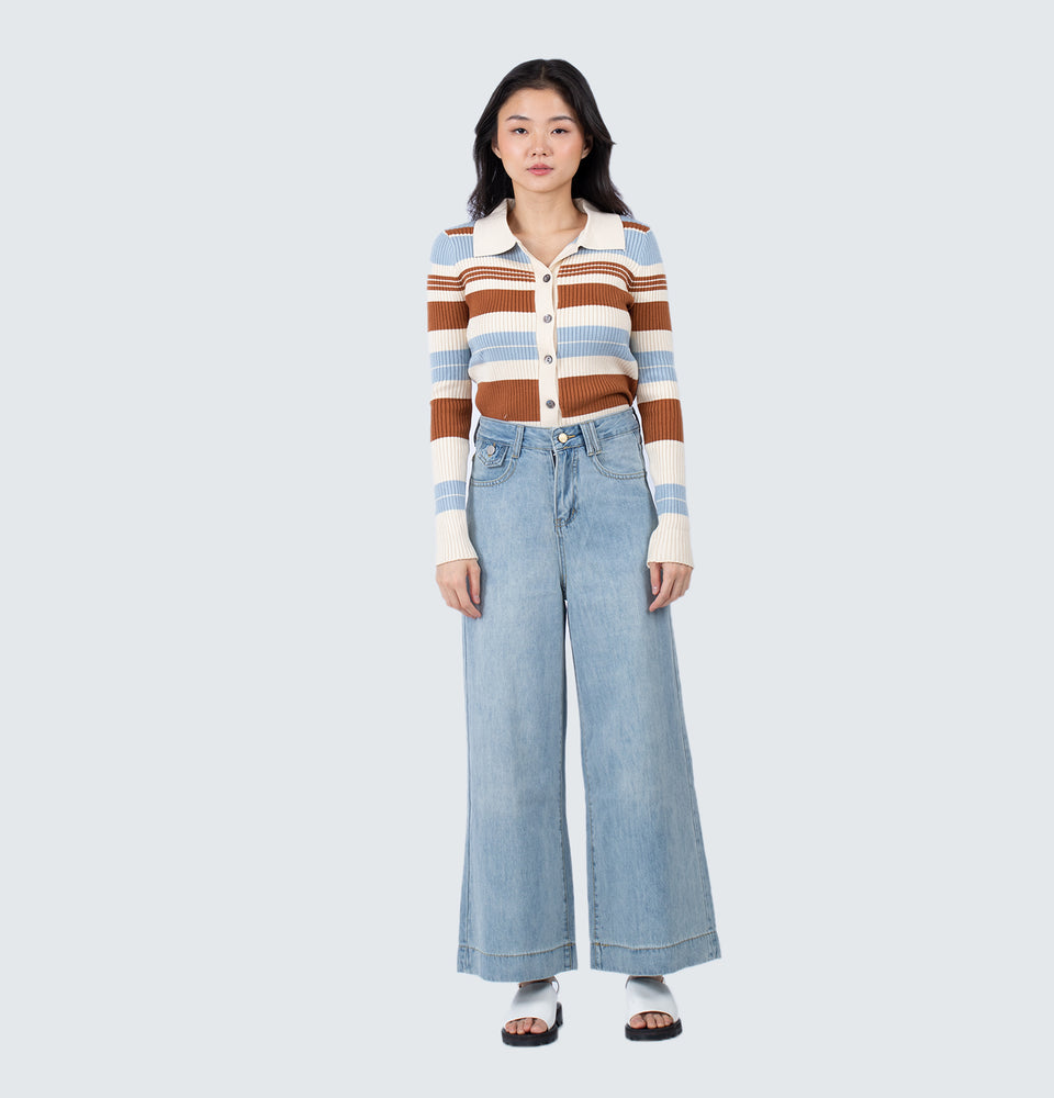 Alyssa High Rise Wide Leg Jeans