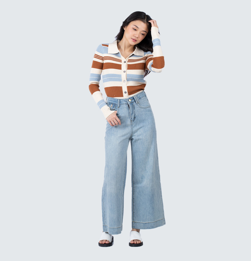 Alyssa High Rise Wide Leg Jeans