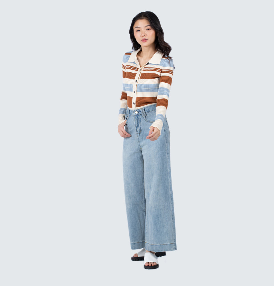 Alyssa High Rise Wide Leg Jeans