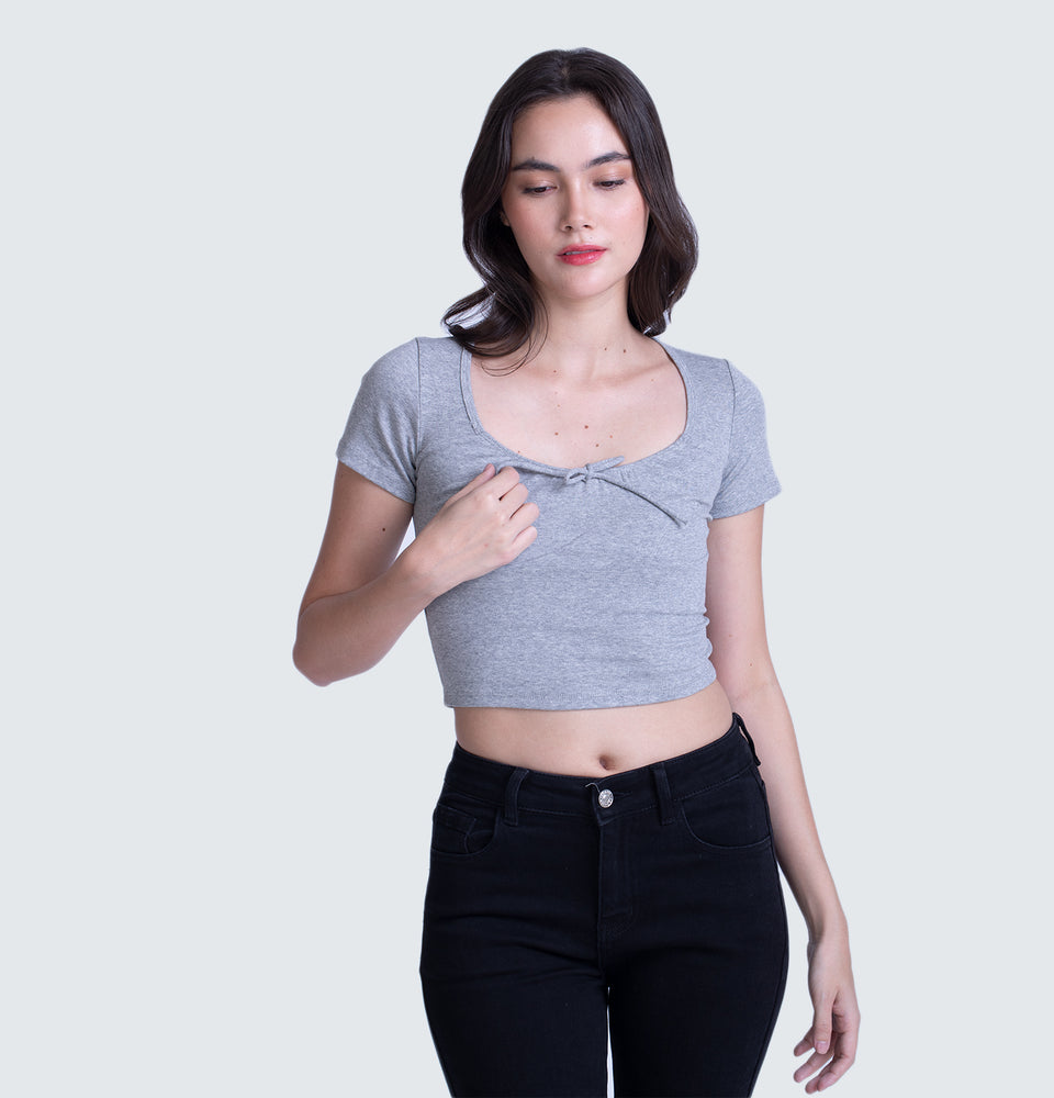 Zamara Top in Grey
