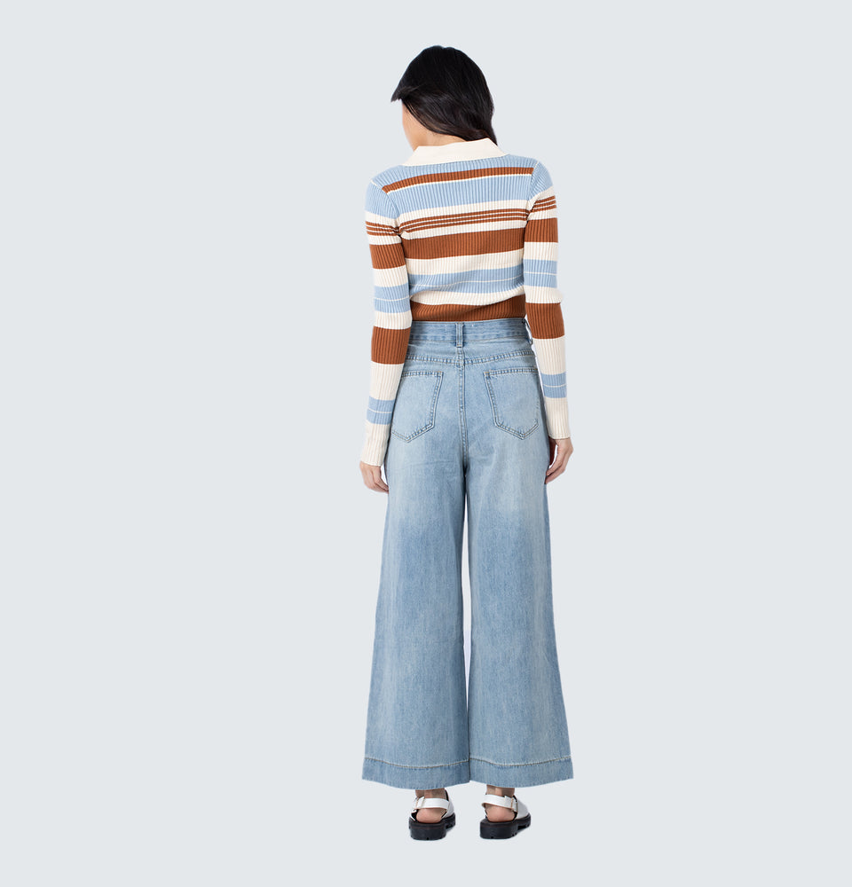 Alyssa High Rise Wide Leg Jeans