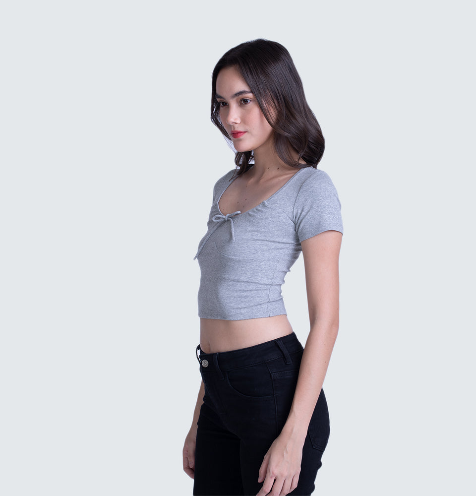 Zamara Top in Grey