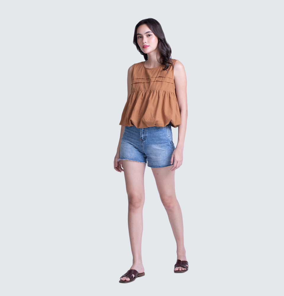 Harper Top in Orange
