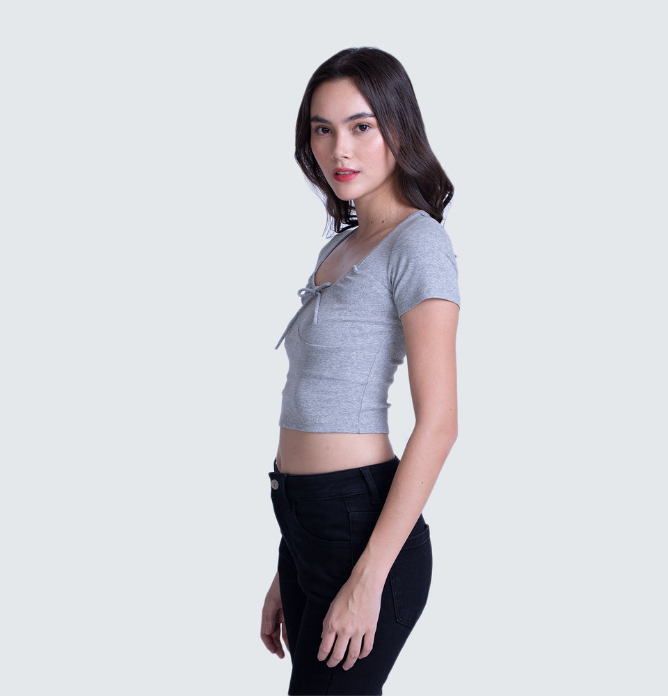 Zamara Top in Grey