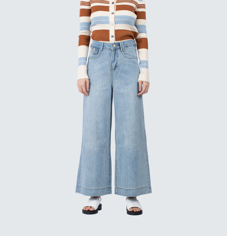 Alyssa High Rise Wide Leg Jeans