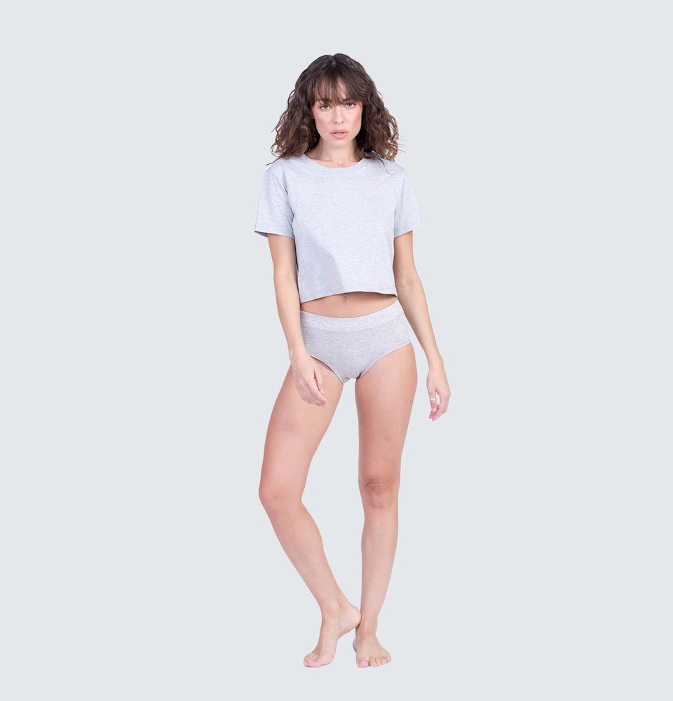 Mantou Basic Cotton Underwear in Grey