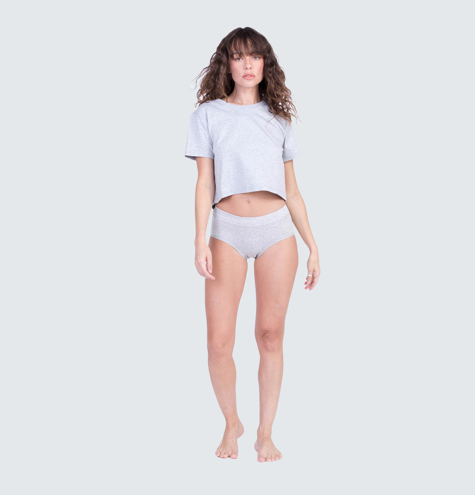 Mantou Basic Cotton Underwear in Grey