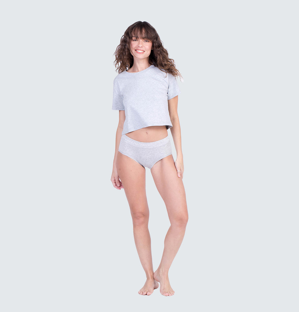 Mantou Basic Cotton Underwear in Grey