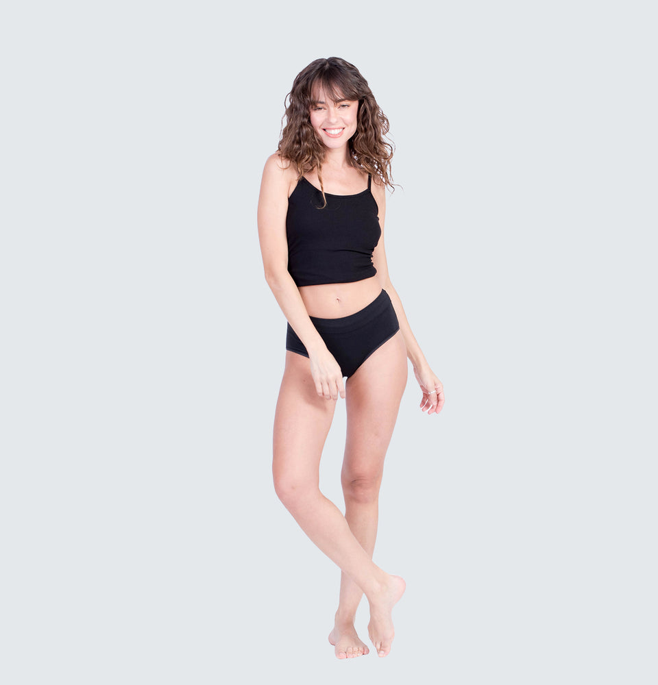 Mantou Basic Cotton Underwear in Black