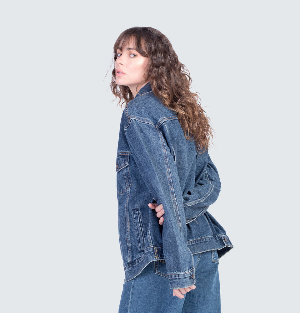 Chase Dark Blue Denim Jacket