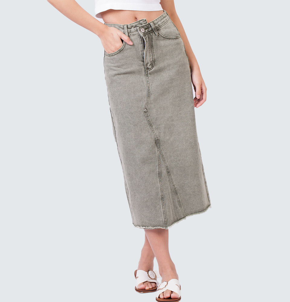 Brooke  Midi Denim Skirt