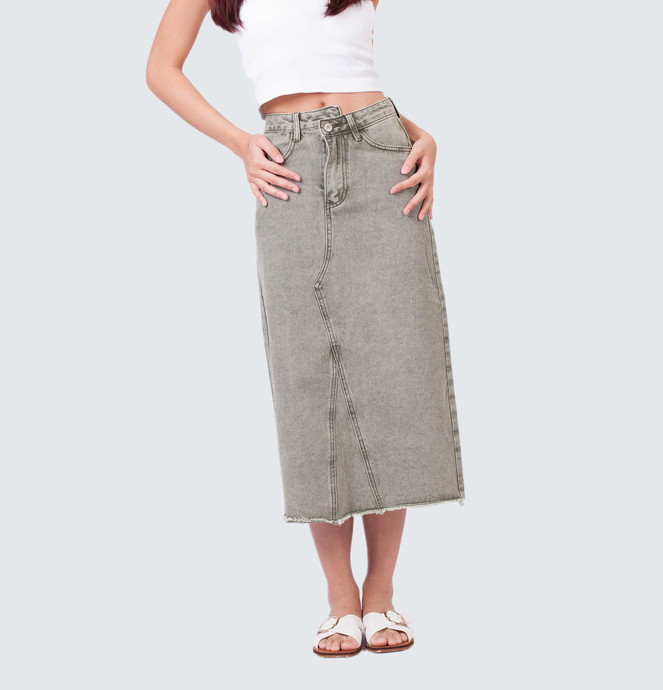 Brooke  Midi Denim Skirt