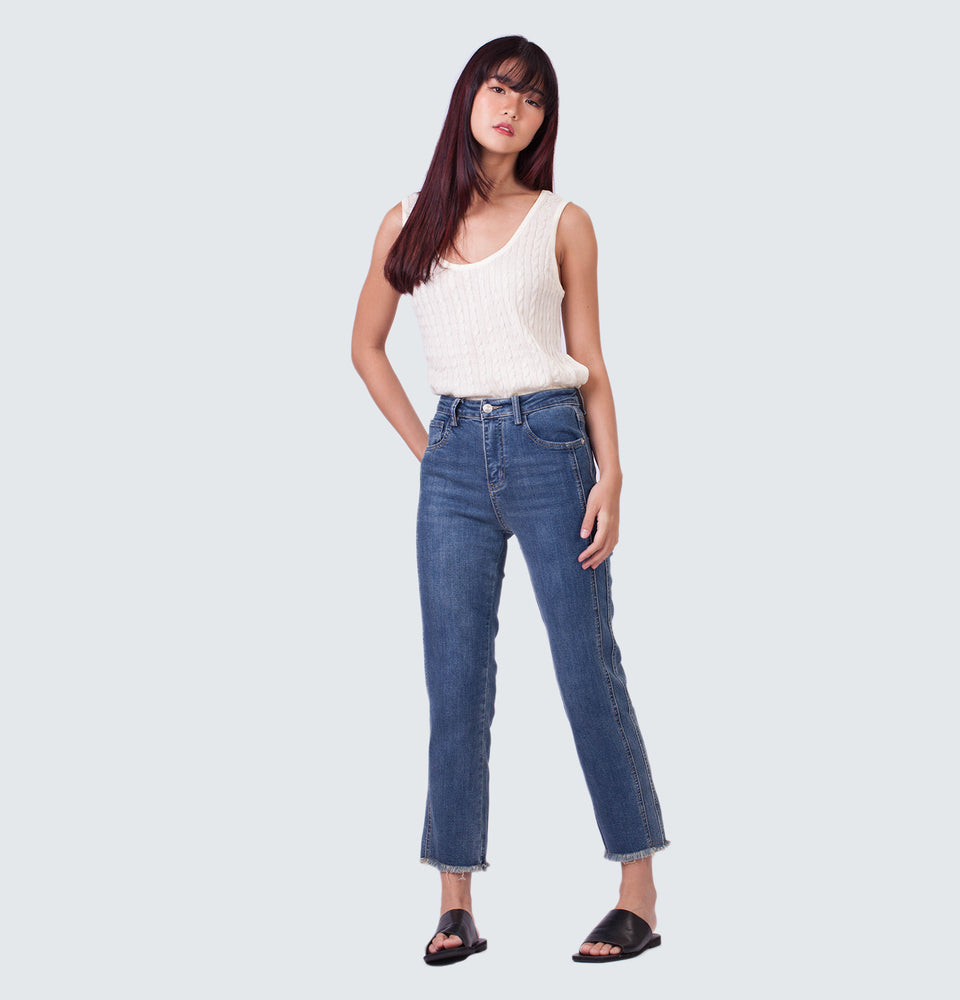 Charlie Raw Hem Jeans
