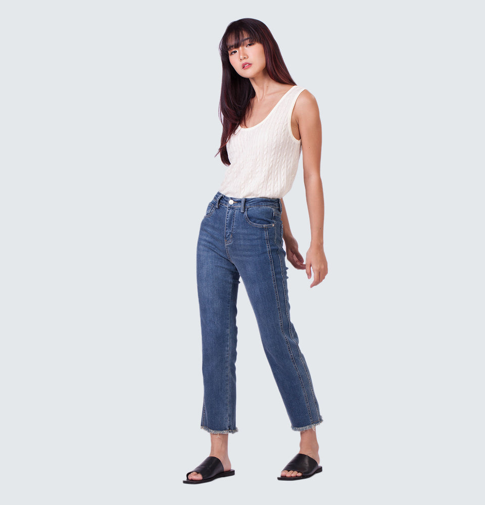 Charlie Raw Hem Jeans