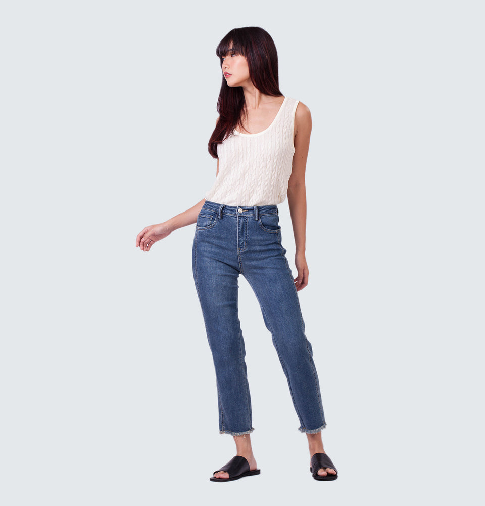 Charlie Raw Hem Jeans