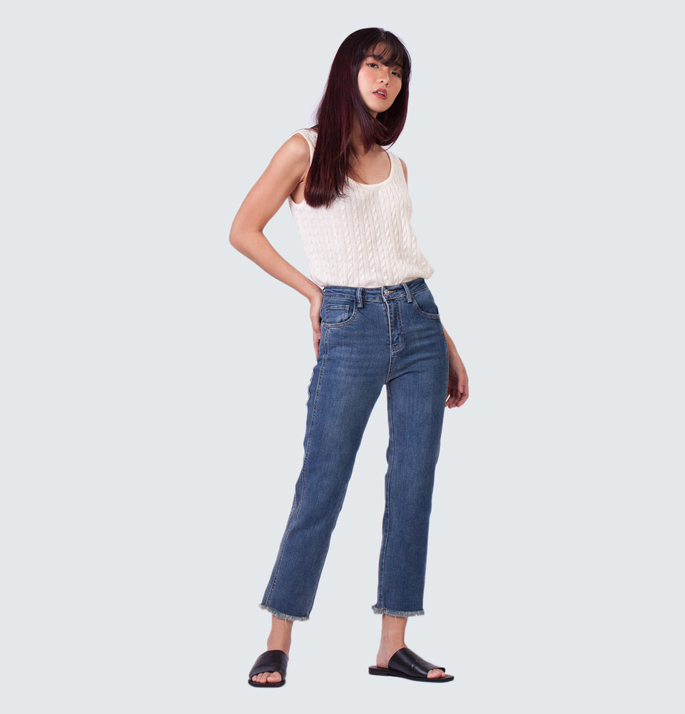 Charlie Raw Hem Jeans