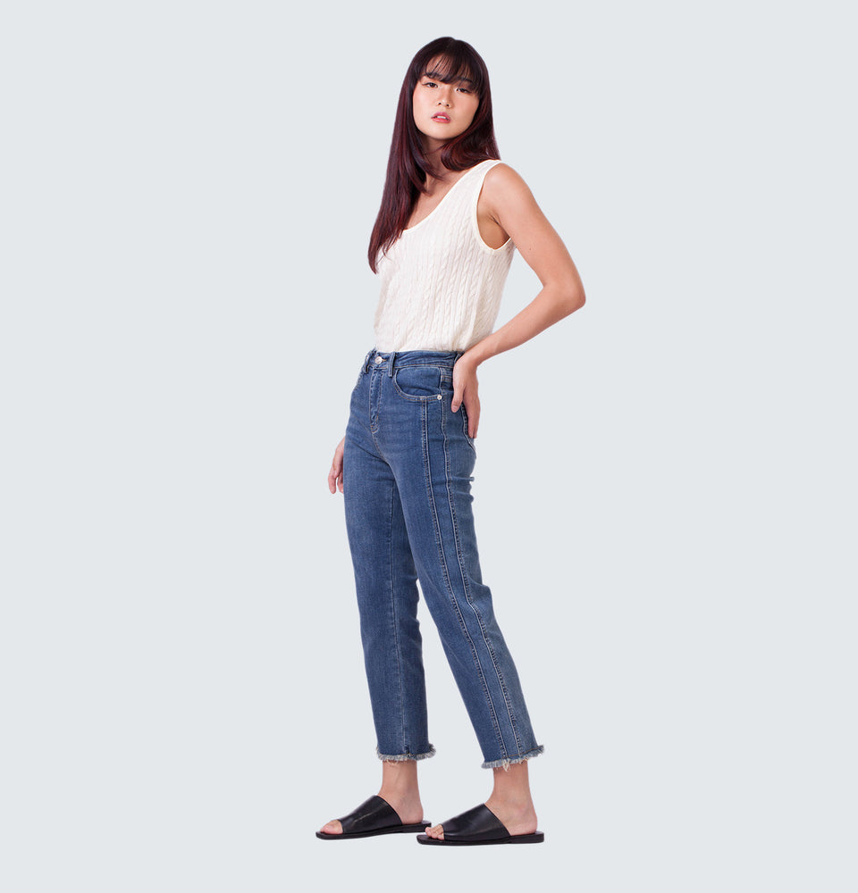Charlie Raw Hem Jeans