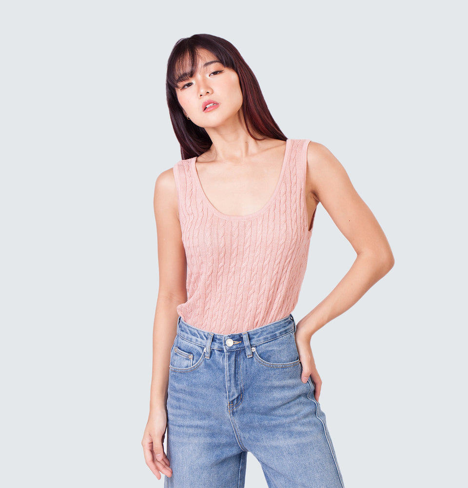 Linden Sleeveless Knitted Top