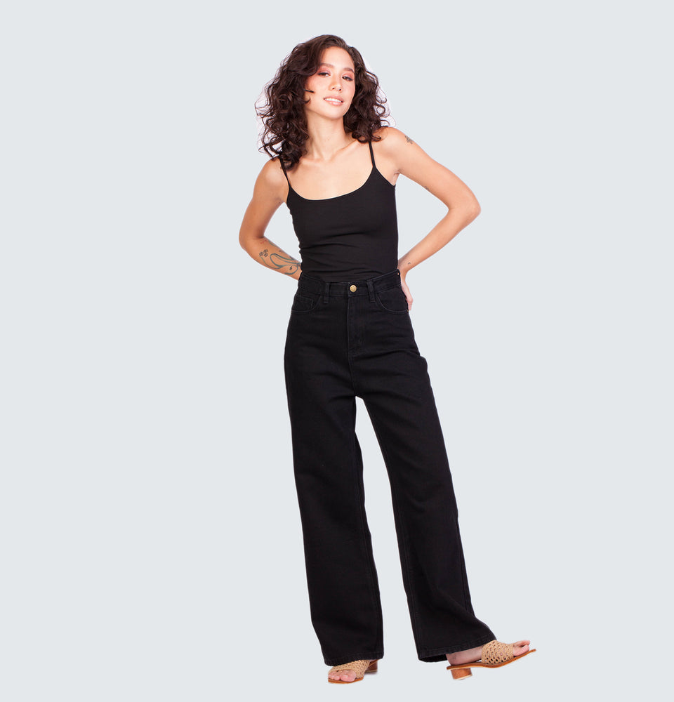 Yuna Black Full Length Jeans