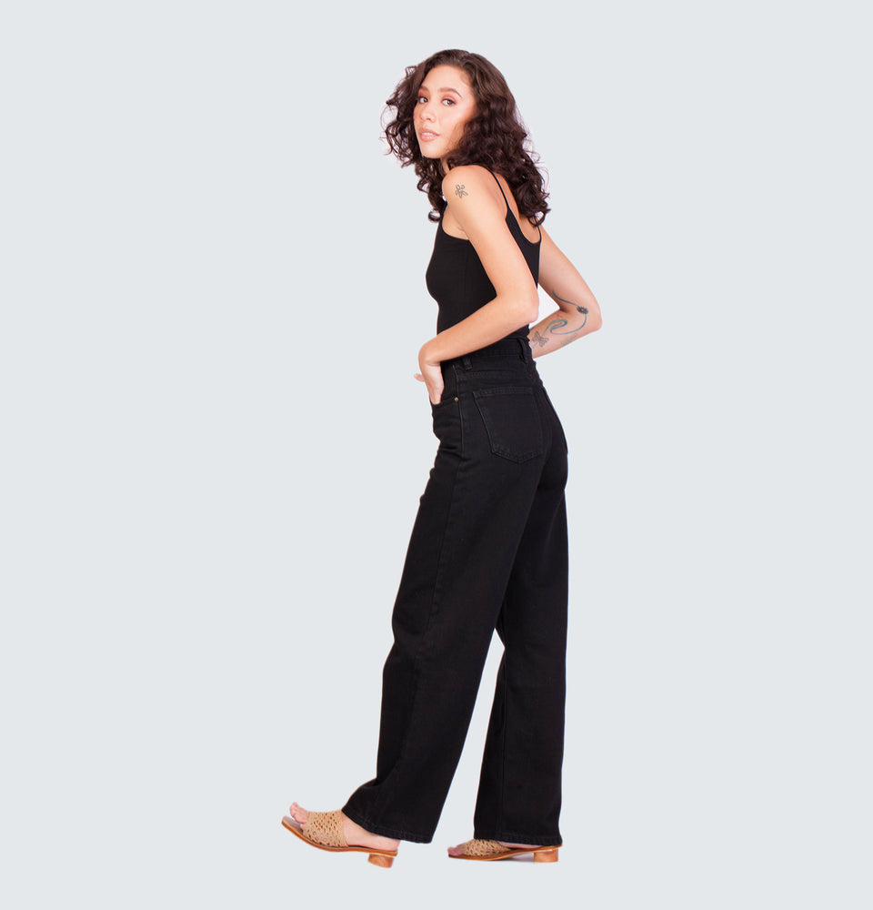 Yuna Black Full Length Jeans