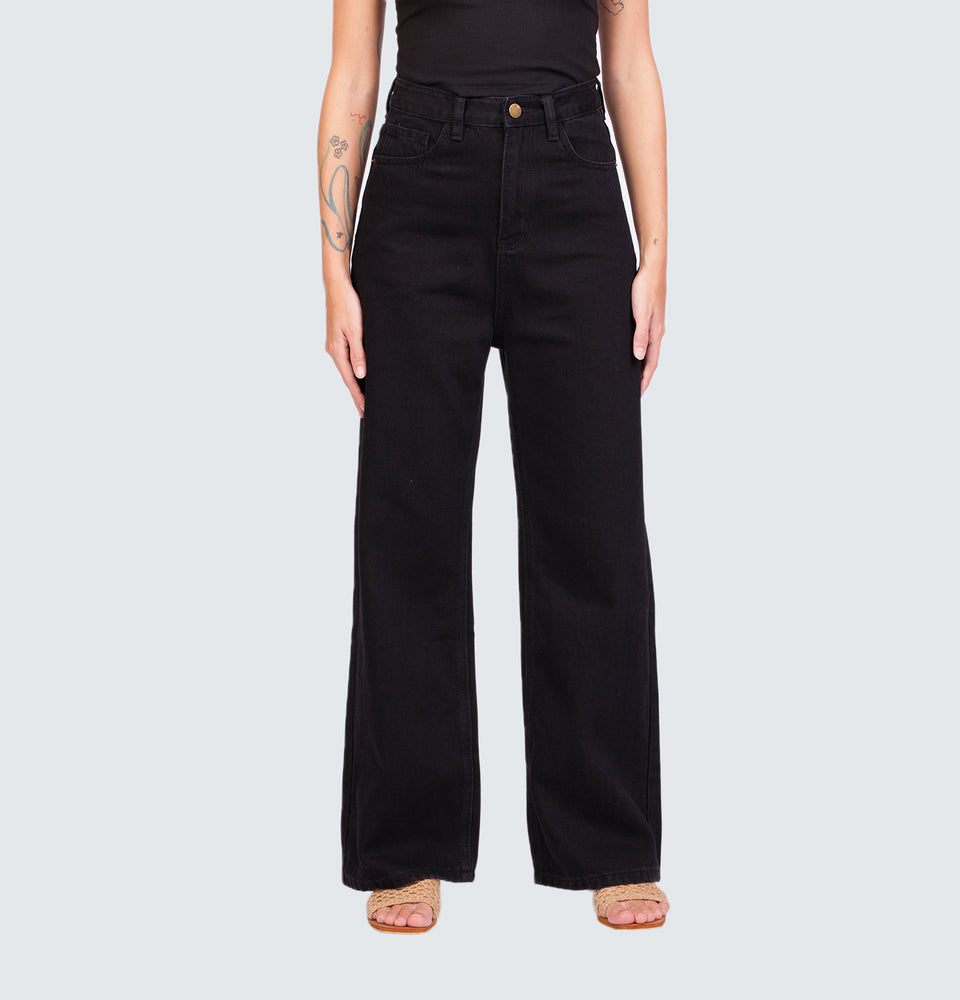 Yuna Black Full Length Jeans