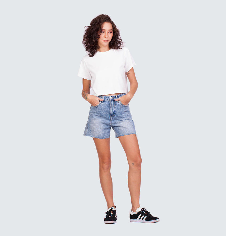 Allison Mom Fit Denim Shorts