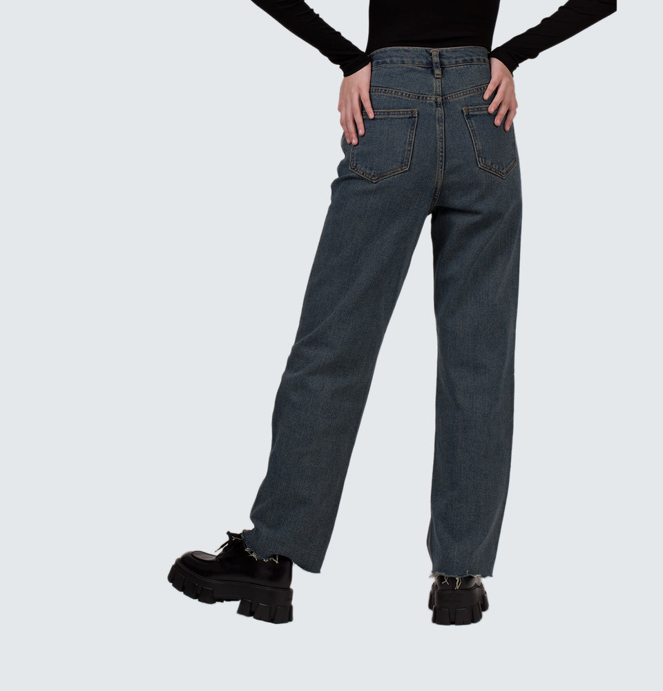 Kinsley Wide Leg Full Length Jeans