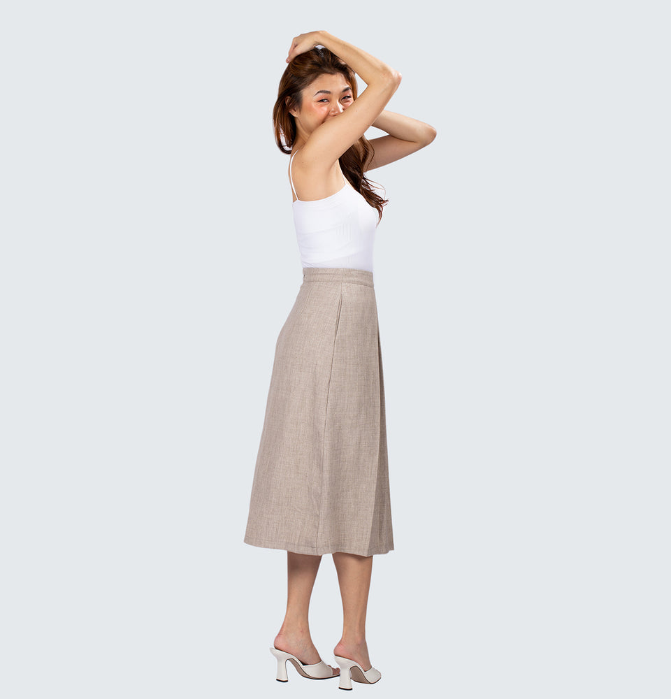 Piper Pleated Midi Skirt