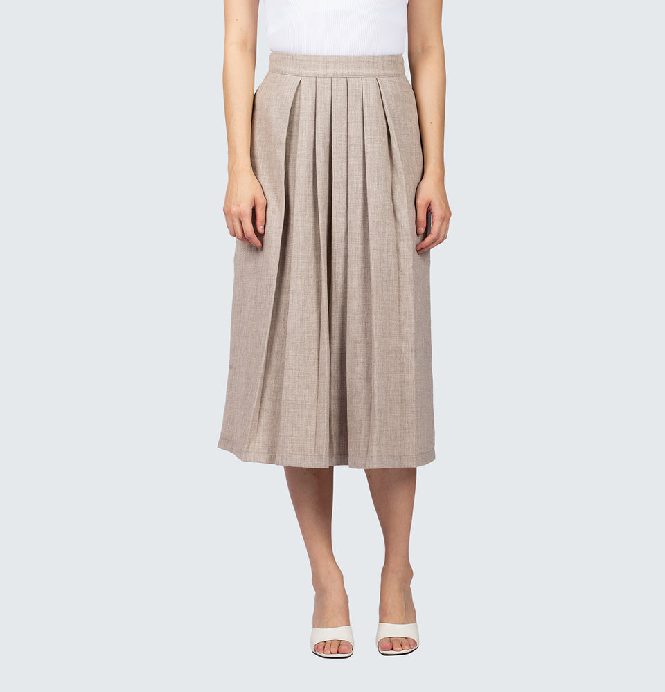 Piper Pleated Midi Skirt