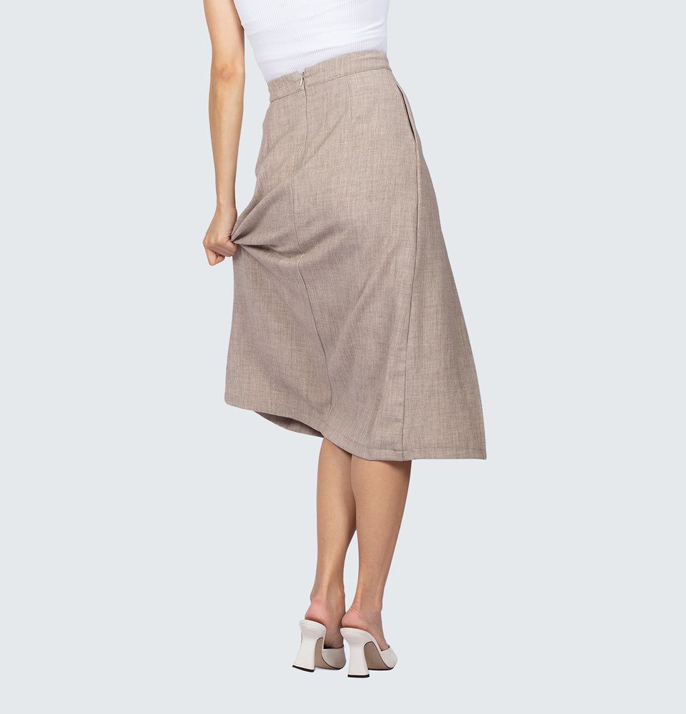 Piper Pleated Midi Skirt