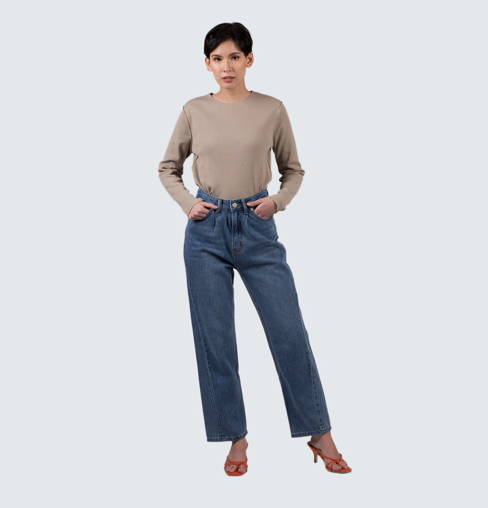 Nikki High Rise Wide Leg Jeans