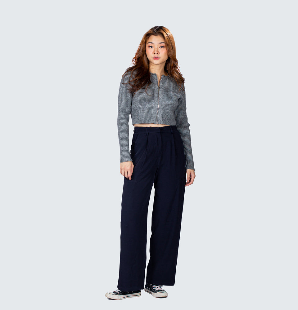 Kira Navy Blue Trousers