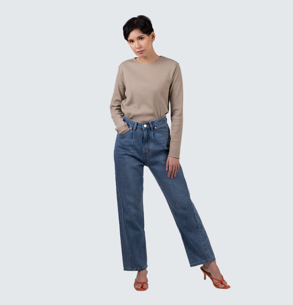 Nikki High Rise Wide Leg Jeans