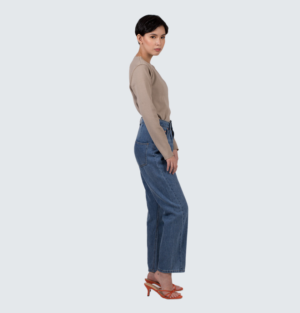 Nikki High Rise Wide Leg Jeans