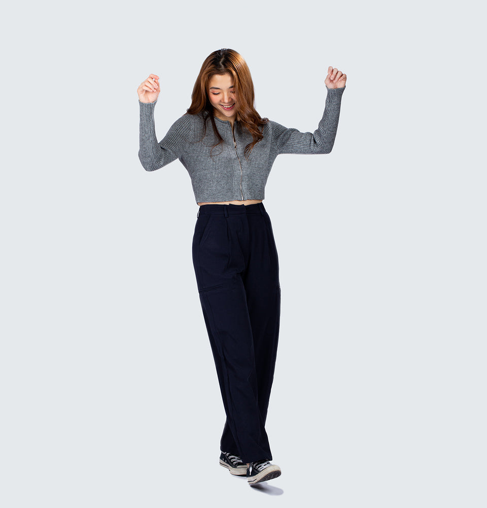 Kira Navy Blue Trousers