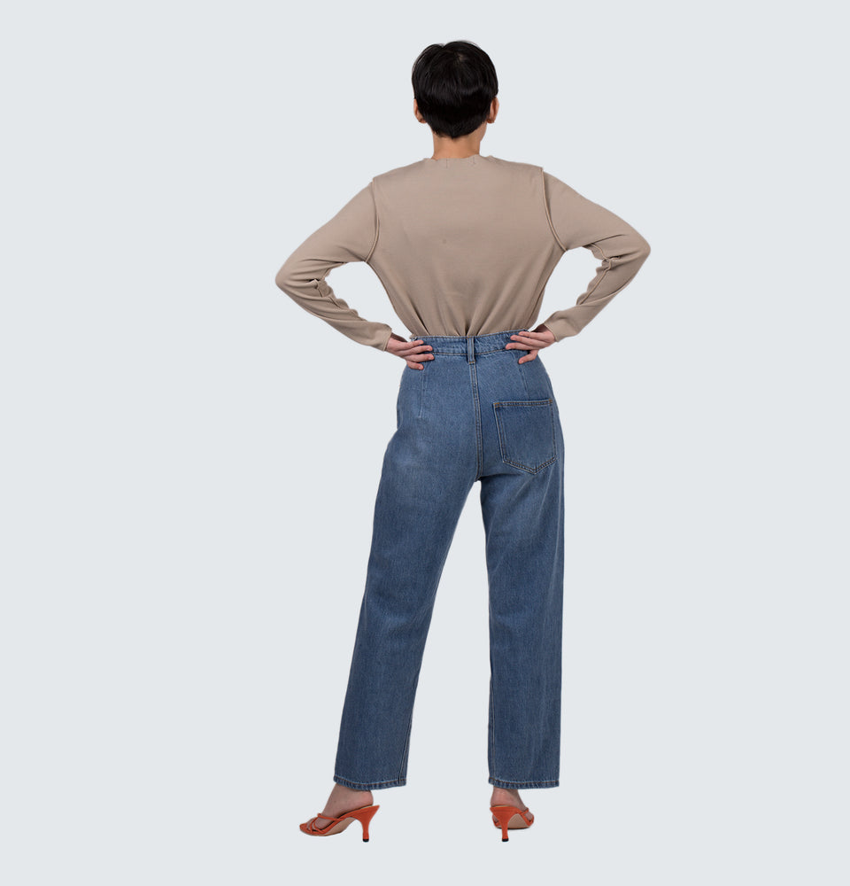 Nikki High Rise Wide Leg Jeans