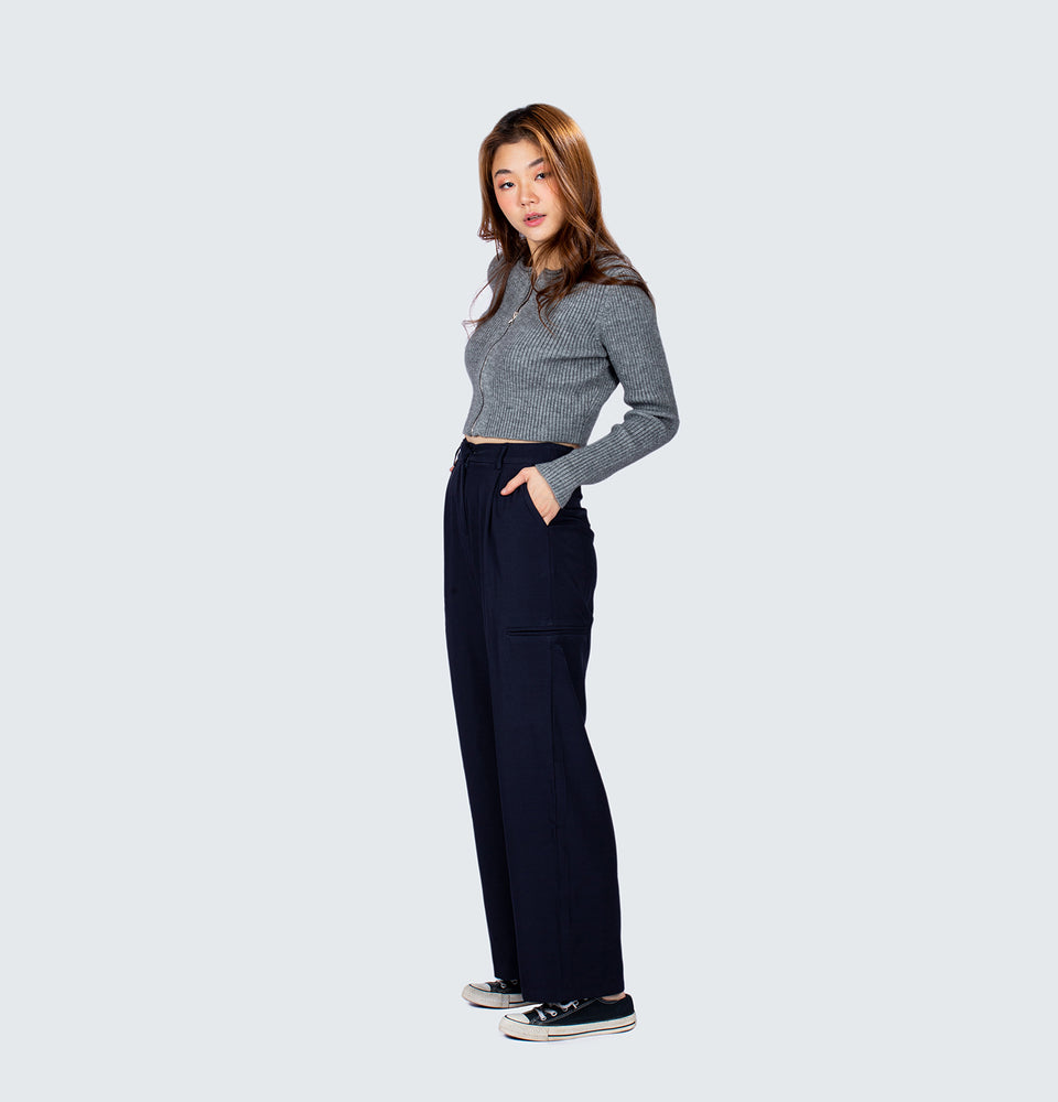 Kira Navy Blue Trousers