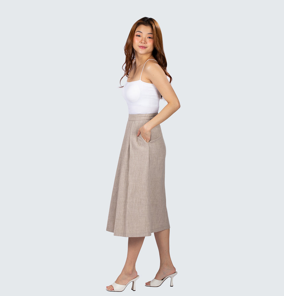 Piper Pleated Midi Skirt