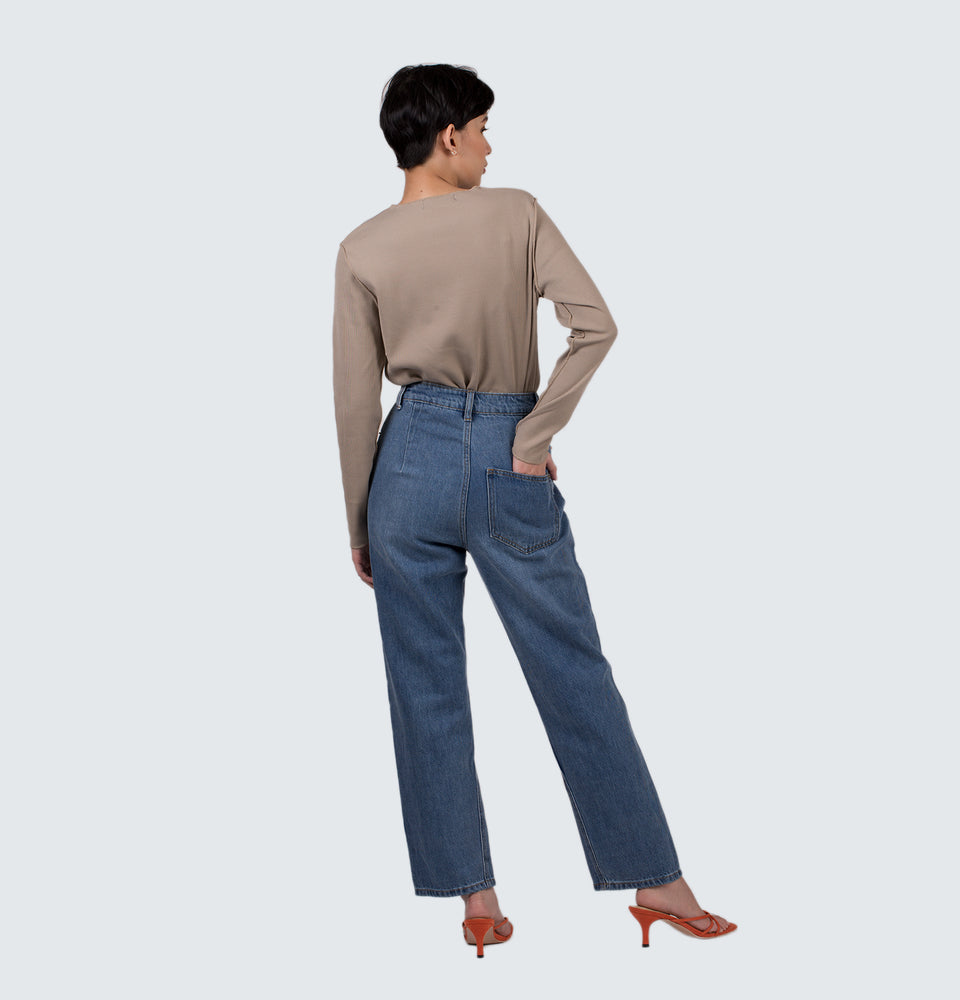 Nikki High Rise Wide Leg Jeans