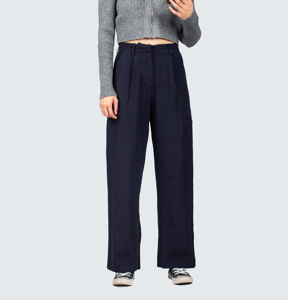 Kira Navy Blue Trousers