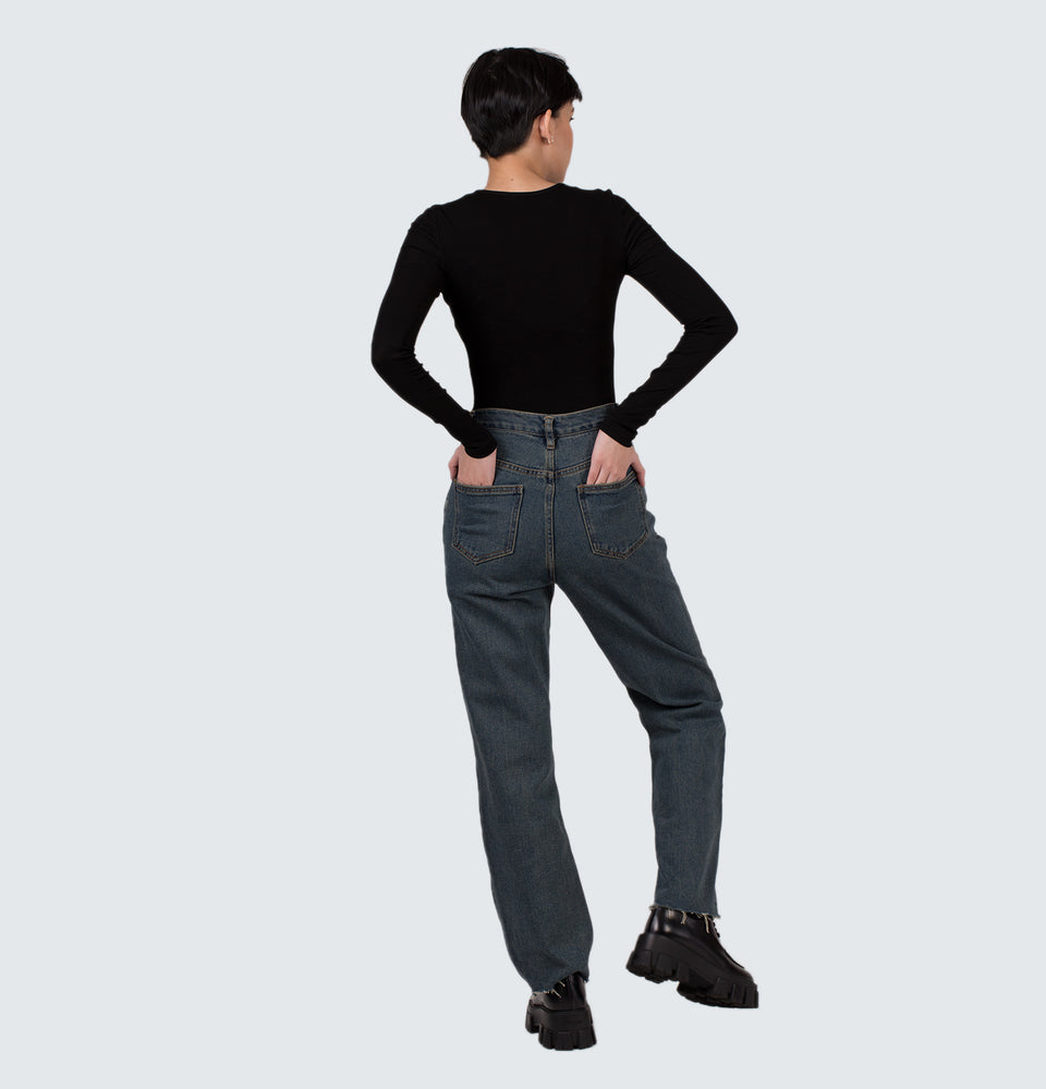 Kinsley Wide Leg Full Length Jeans