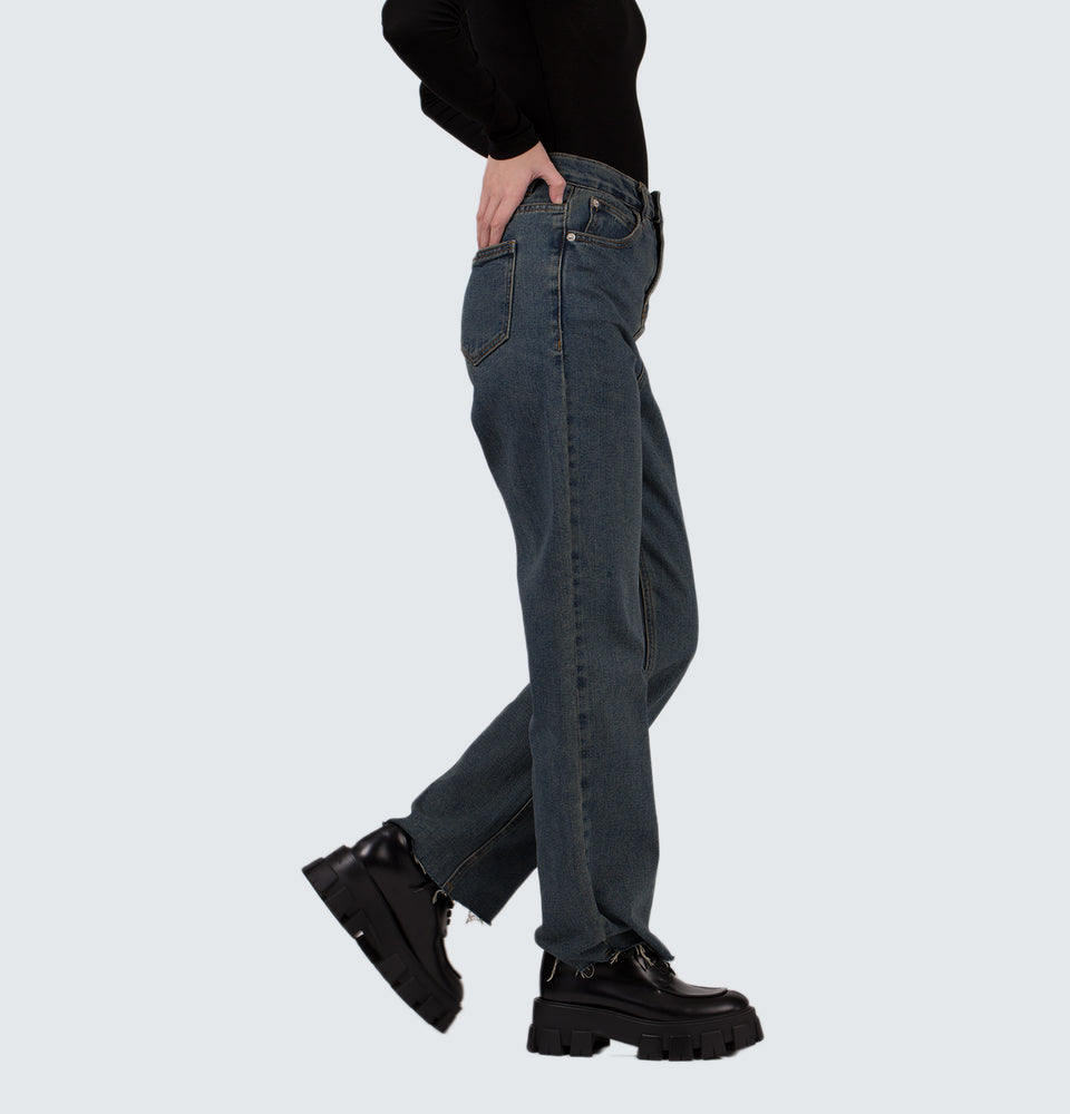 Kinsley Wide Leg Full Length Jeans