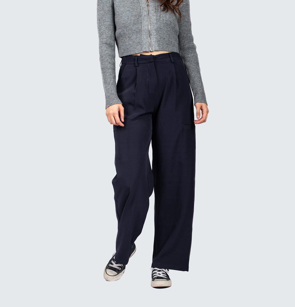 Kira Navy Blue Trousers