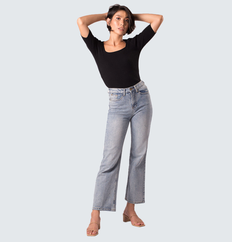 Bea Flare Jeans - Mantou Clothing