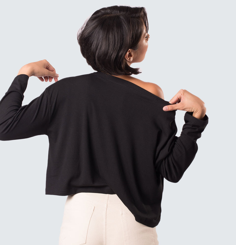 Kitty Long Sleeve Polyester Top - Mantou Clothing