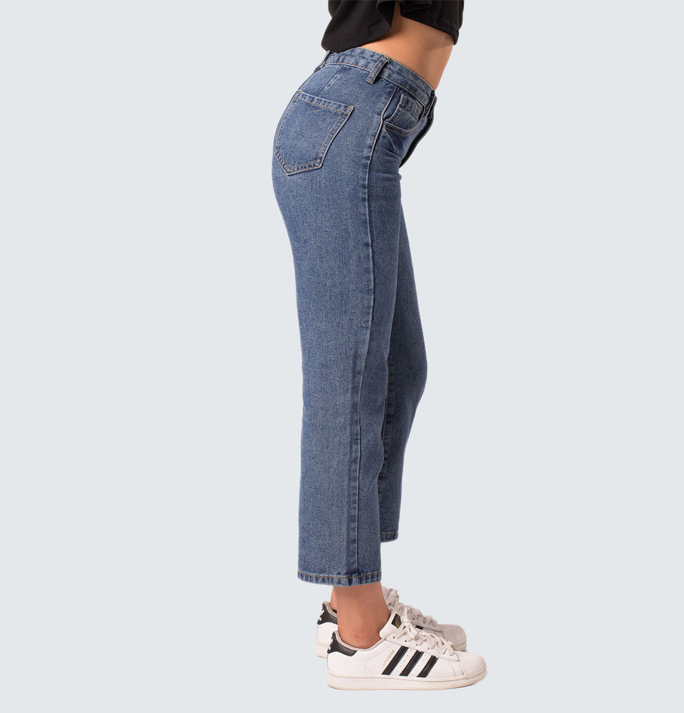 Cassy High Rise Jeans - Mantou Clothing