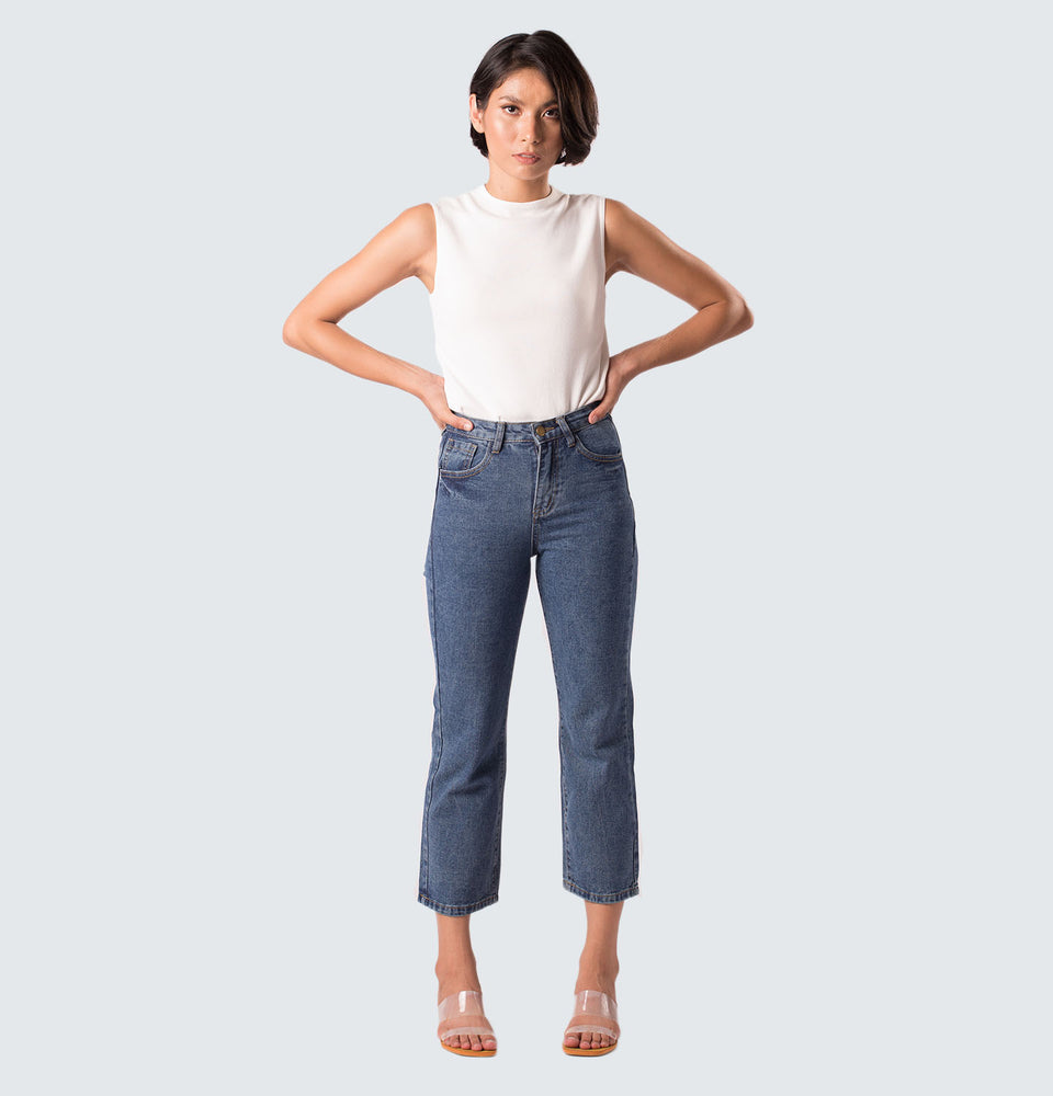 Cassy High Rise Jeans - Mantou Clothing